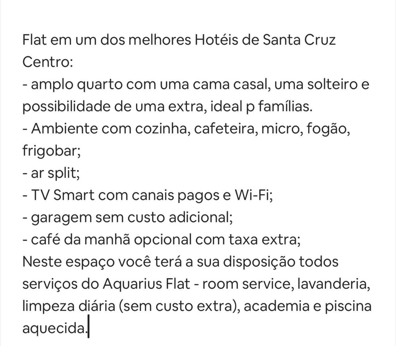 Aquarius Flat Aptos E Suites Santa Cruz do Sul Ngoại thất bức ảnh